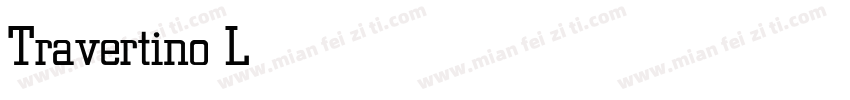 Travertino Light字体转换